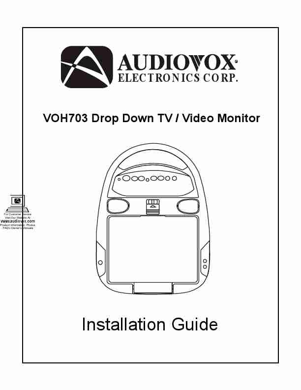 Audiovox Car Video System VOH703-page_pdf